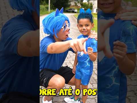 O FILHO DO SONIC CORRE MUITO 😱 #shorts