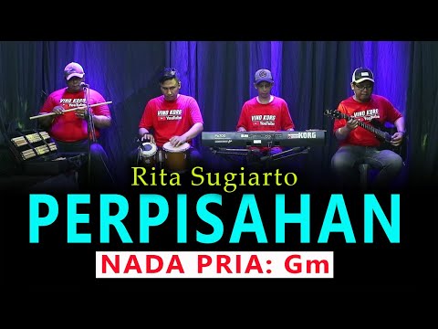 PERPISAHAN - Rita Sugiarto - KARAOKE NADA PRIA