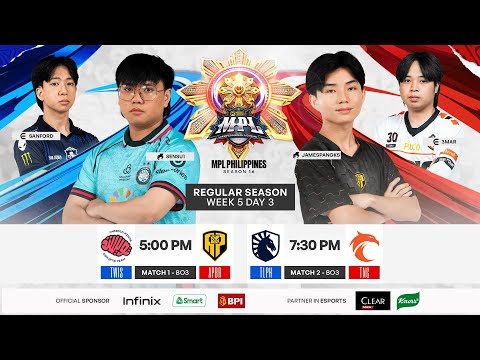 🔴 LIVE | MPL PH S16 | FILIPINO - Week 5 Day 3