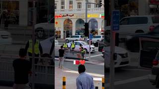 Qatari Police Serving #iftar kit #qatar #iftarspecial #shorts