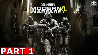 Call of Duty 4 Modern Warfare Gameplay Walkthrough Part 1 [4K 60FPS] No Commentary