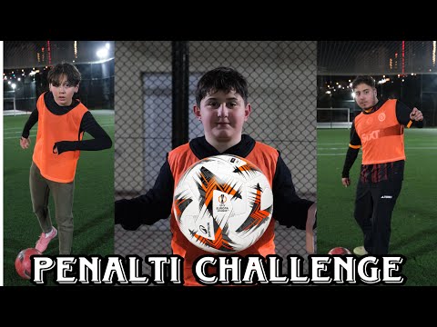 ABİMLE PENALTI CHALLENGE !! UEFA TOPU ÖDÜLLÜ