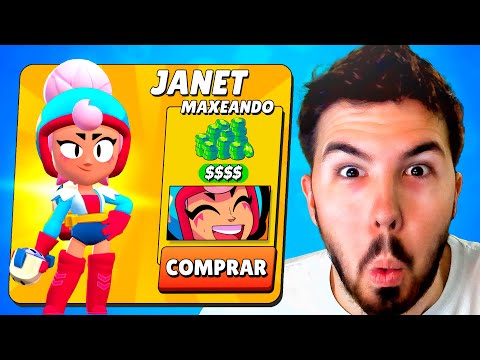 BOMBAS!! Gasto MUCHAS gemas en MAXEAR a JANET | BRAWL STARS