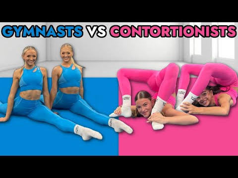 GYMNASTS VS CONTORTIONISTS (Who's More Flexible?)