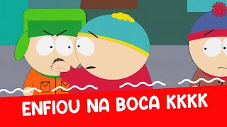 Cartman Trolla Kyle colocando na boca dele