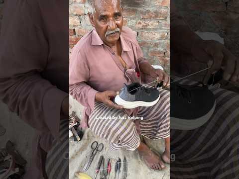 I got my shoes back in 6000 #respect #care #india