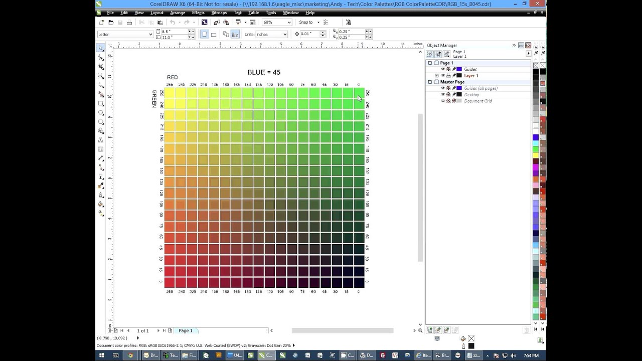 Click to watch the Sublimation Tips: How To Use The RGB Spot Color Charts With CorelDRAW video