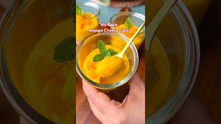 Protein Rich , No Bake Mango Cheese Cake | Healthy Mango Dessert