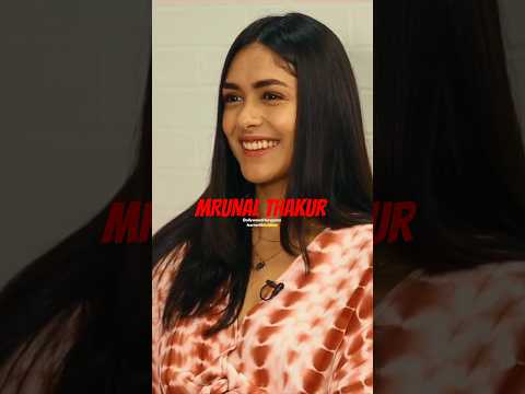 Mrunal Thakur❤️🫶 First Celebrity Crush 🎀 | Hrithik Roshan | Mrunal Thakur Interview