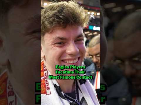 Eagles Players FaceTime Their Most Famous Contact