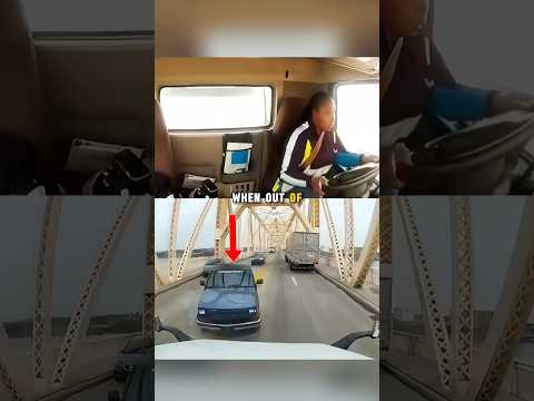 Truck Driver Has Incredible Luck #dashcam #truck #driving