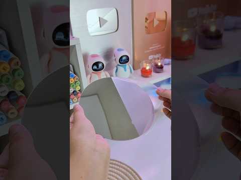 Diy Mirror Art🎀🦋🤍 | @Jenna_Handcrafts |#shorts #diy #handmade #trending #viral #clay