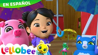 Lluvia, lluvia, vete ya | Canciones Infantiles Lellobee | Educación temprana