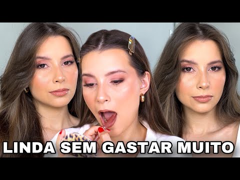 FIQUE LINDA SEM GASTAR MUITO - MAKE SÓ USANDO PRODUTOS ANTIGOS DA RUBY ROSE