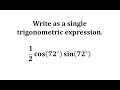 Trigonometric Simplification Using Double Angle Identities