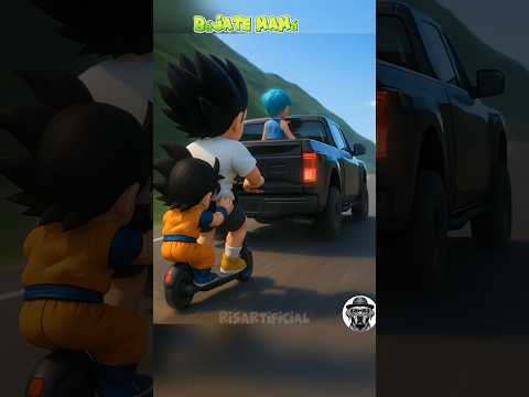 GOKU RESCATA A SU MAMÁ #dragonball #goku #ia