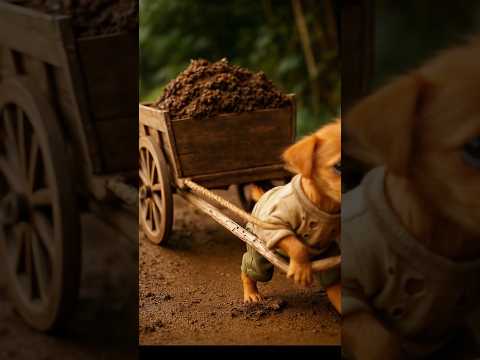 The poor puppy didn't have tree so, his rich friends making fun of him #animahal