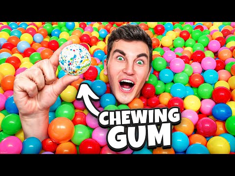 Trouve Le Chewing Gum Dans La Piscine de 100,000 Balles