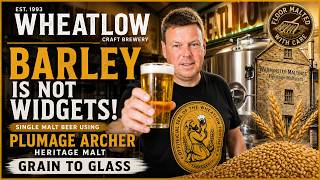 Brewing up a golden Ale using heritage Plumage Archer malt and English hops