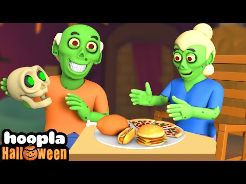 🧟 Crazy Zombie Family | New Spooky Halloween Songs | Hoopla Halloween