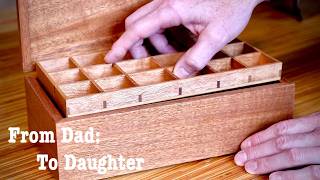 Box for jewelry, stuff, and junk, a hand built gift for my daughter