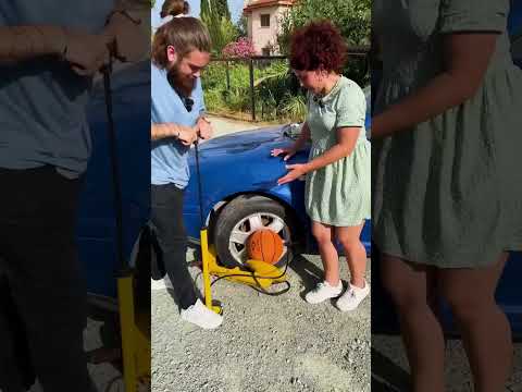 Archie Tests Viral Car Hack: Can a Basketball Unlock a Wheel Lock? 🏀🚗🔓