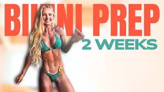 2 Weeks of Bikini Prep: Bikini Fitting, Diet Changes, PRs & Real Talk