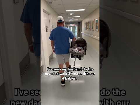Last time for the new dad walk 🥹
