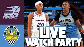 Chicago Sky vs Toronto Tempo Watch Party | Can The Sky Bounce Back?