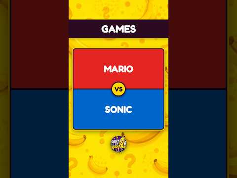 Showcase: Grandes Rivalidades: Mario x Sonic — Quiz do Banana (Quiz)
