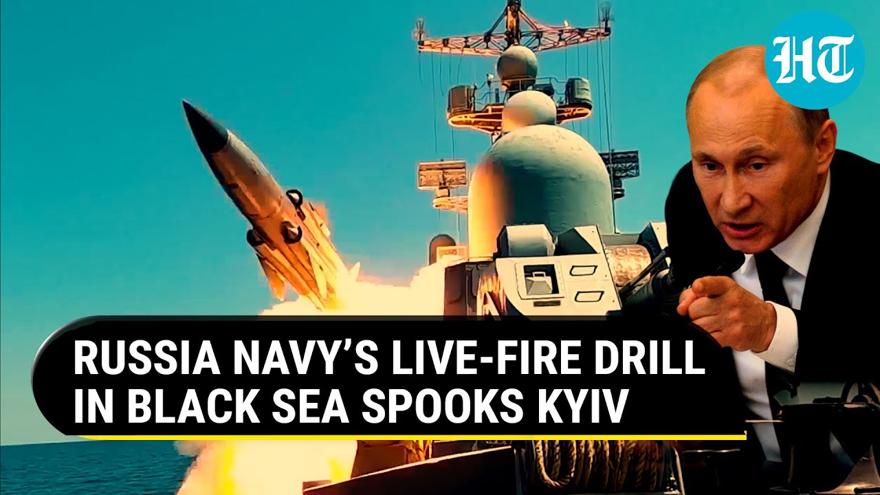 Black Sea Turns Into War Zone? Russian Fleet Fires Missile & Drones During Drills After Warning Kyiv