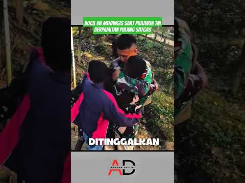 prajurit TNI ini berpamitan untuk purna tugas #shorts #tni #viralvideo #tnidihatirakyat