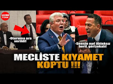 Meclsite Kavga Çıktı "Ayı, gerizekalı!" Akp'li Varank Chp'lilere Hakaret Etti Mecls Karıştı!