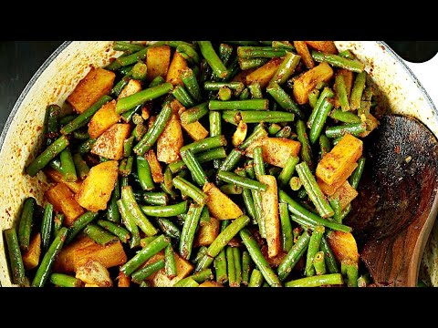 This is how you cook Potato Bean Curry -Absolutely amazing  #NepaliHomeKitchen #JholWalaSimi