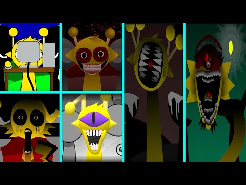 Incredibox - Sprunki but only YELLOW (SIMON) in  all Different Mods