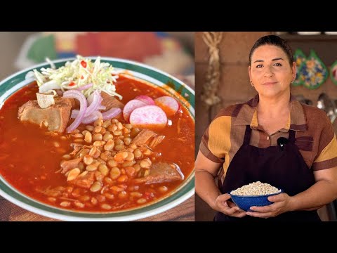 Pozole de Frijol Blanco Tépari con Costilla de Cerdo - Receta Tradicional  La Herencia de las Viudas