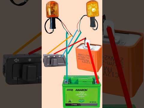 Splendor side light wiring diagram/splendor indicator wiring#shortvideo #sidelight