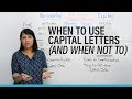 Capitalization Rules for Titles and More