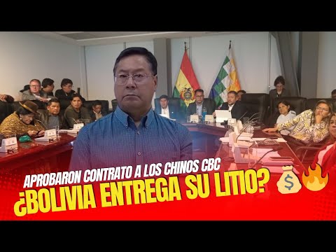 🚨 ¿BOLIVIA ENTREGA SU LITIO A CHINA? 💰🔥 aprueban contrato en sesión POLÉMICA! 🔥