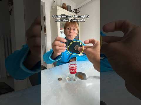 JE FAIS UN TOUR DE MAGIE À MA MÈRE ( il est incroyable ) #magie #tourdemagie #magic
