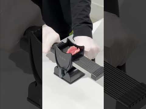 Fresh Meat Slicer Knife Skill ๐ฝ๏ธ #KitchenGadget #MeatSlicer #MealPrepHero