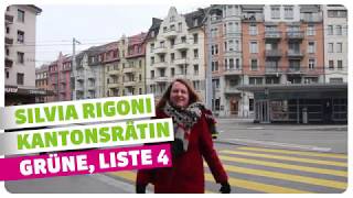Silvia Rigoni zeigt Haltung für mehr ruhe am Albisriederplatz