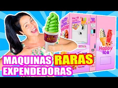 24 HORAS COMIENDO EN MAQUINAS EXPENDEDORAS RARAS en SINGAPORE - RETO - SandraCiresArt