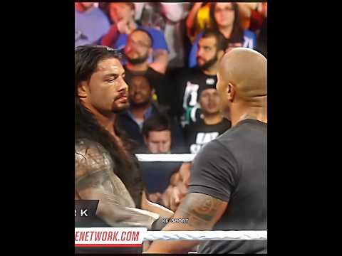 The Rock Save His Brother ROMAN Reigns 🥹☝️💯 #viralvideo #wwe #romanreigns#therock #motivation