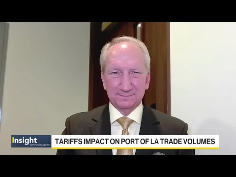 YouTube video thumbnail: LA Port: Importers Faced With Significant Uncertainty