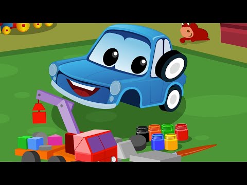 Let's Build Car Song + More Vehicle Cartoon for Kids