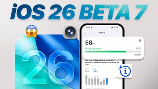 Saiu! 🔥 iOS 26 Beta 7: MUDANÇAS de última hora NA BATERIA!