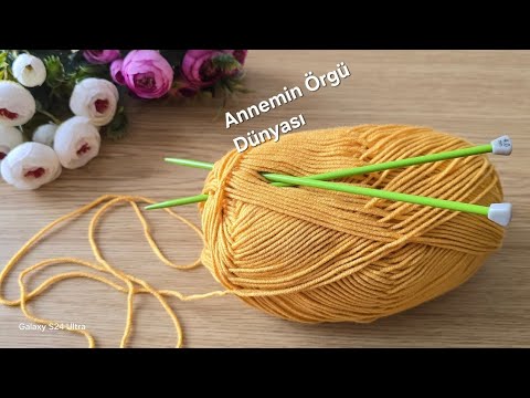 Model ararken bu şahane örgü modeli buldum! 🧶