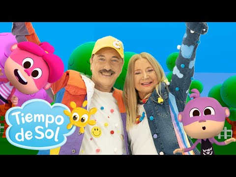 🌞  Juguemos en el Bosque 🌳 🍃 🎵 Canción Infantil - Dúo Tiempo de Sol