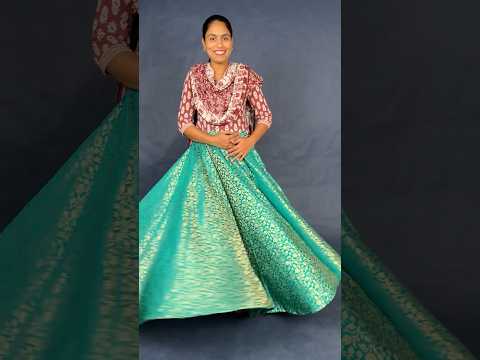 Party Wear Umbrella Lehenga Cutting and Stitching/Full Flair UmbrellaLehenga Design #Lehenga#Shorts￼